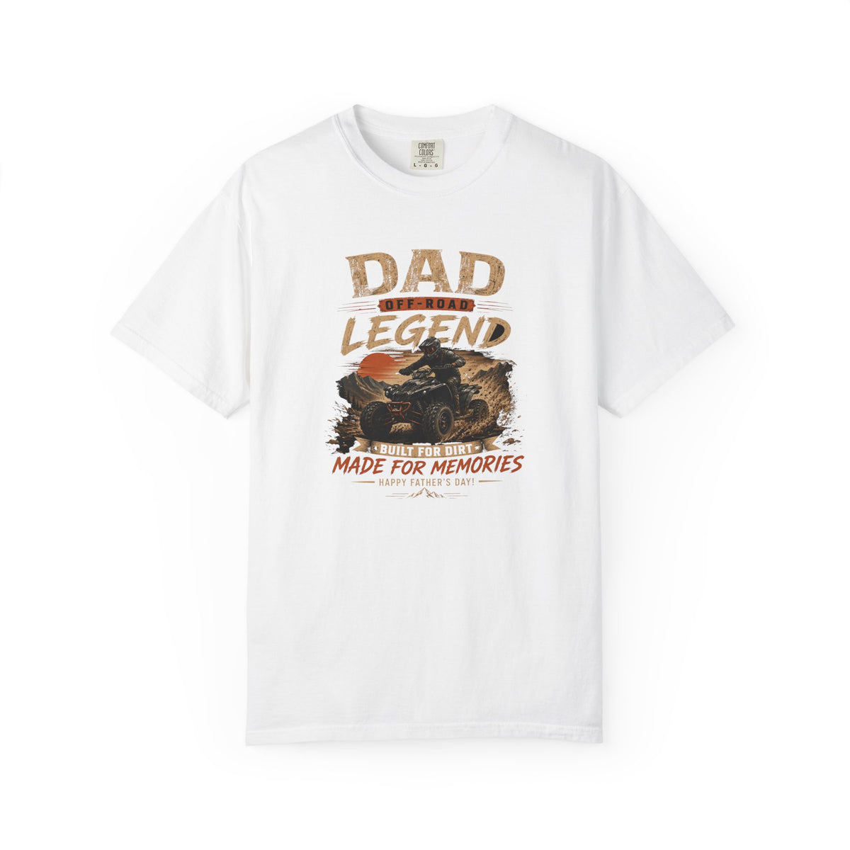 Dad Legend Motorcycle T-Shirt – "Made for Memories" Vintage Biker Tee for Father’s Day