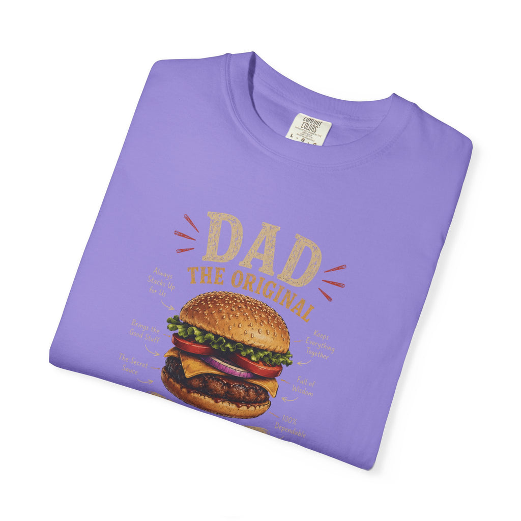 Dad The Original Grill Master T-Shirt — Happy Father’s Day Burger Tee, burger lover gift, Father's Day Grill Master Shirt, Dad Burger BBQ T-Shirt, Funny Father Gift, BBQ Lover Tee, Dad The Original...