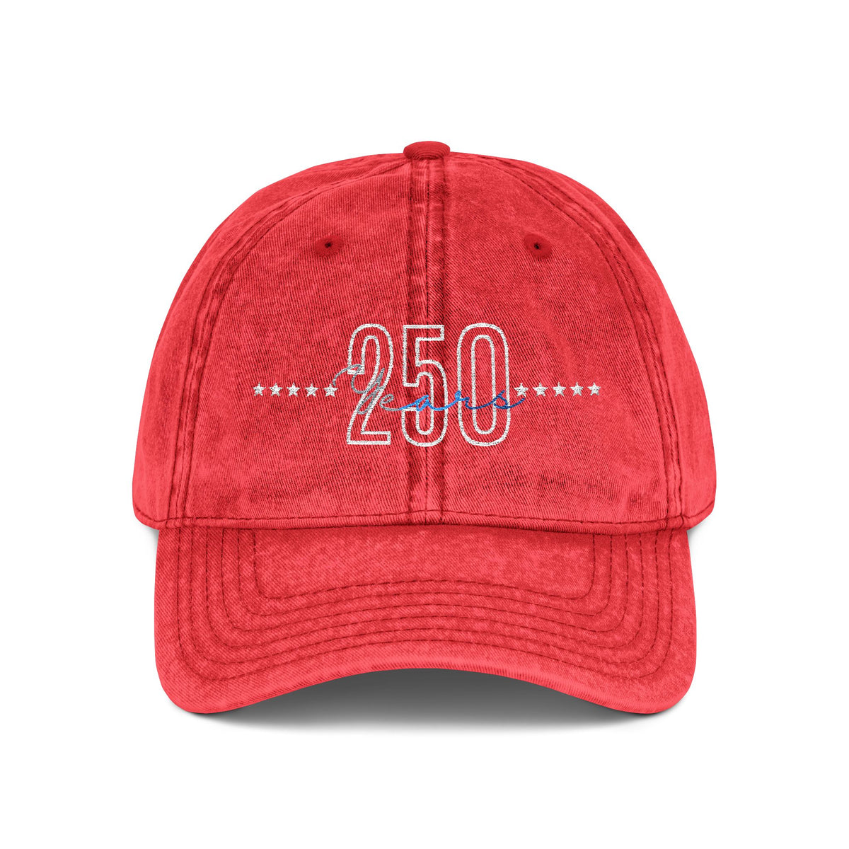 Embroidered 250th Anniversary Vintage Cap, 4 of July, Gift for him, Unisex Present, Patriotic day, USA holiday, Veteran