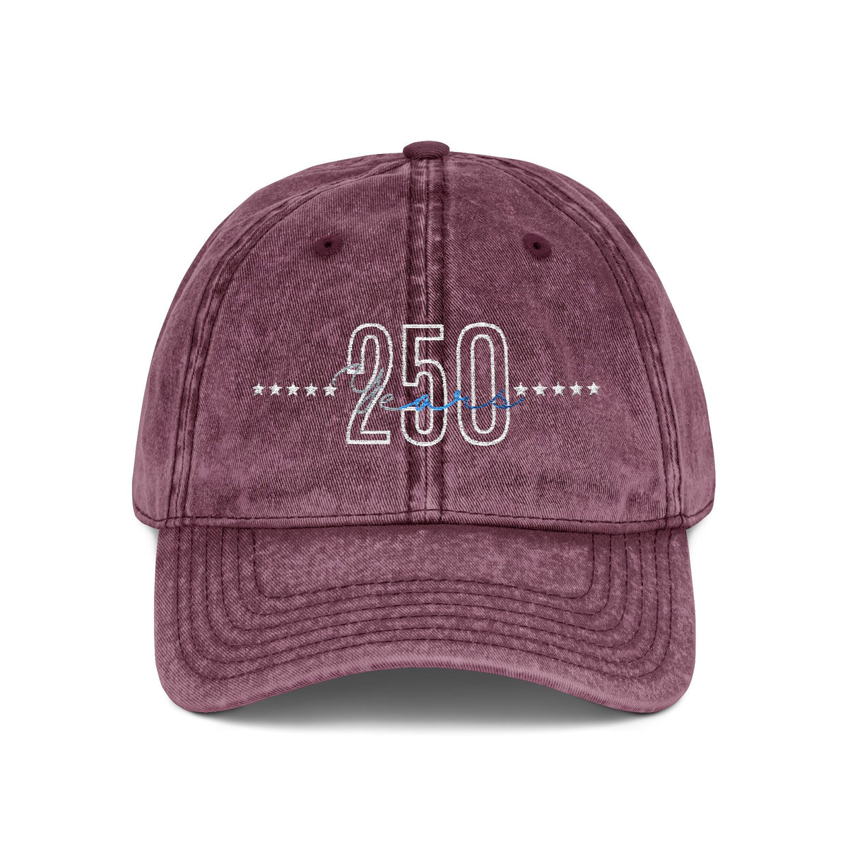 Embroidered 250th Anniversary Vintage Cap, 4 of July, Gift for him, Unisex Present, Patriotic day, USA holiday, Veteran