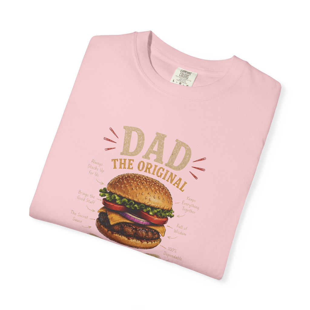 Dad The Original Grill Master T-Shirt — Happy Father’s Day Burger Tee, burger lover gift, Father's Day Grill Master Shirt, Dad Burger BBQ T-Shirt, Funny Father Gift, BBQ Lover Tee, Dad The Original...